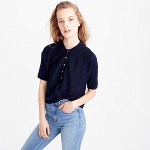 Summer weight cotton polo